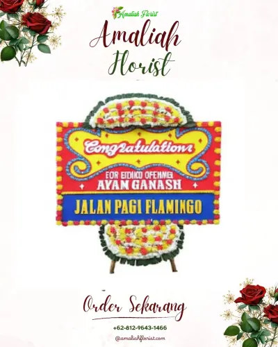 Bunga Papan Congratulation di Tanjungwangi